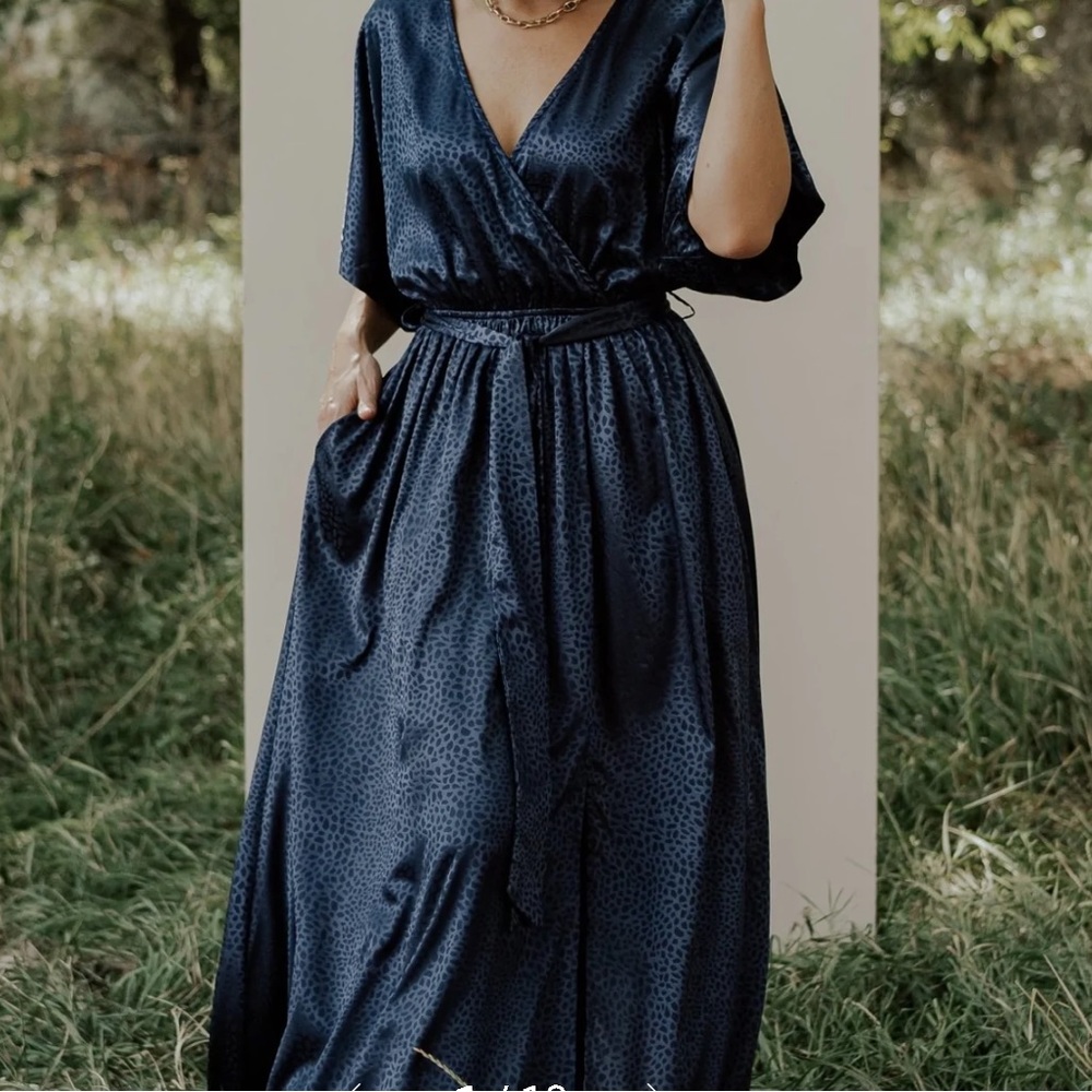 Navy Kimono dress. Super cute and light, fit a 38 DDD top very well.